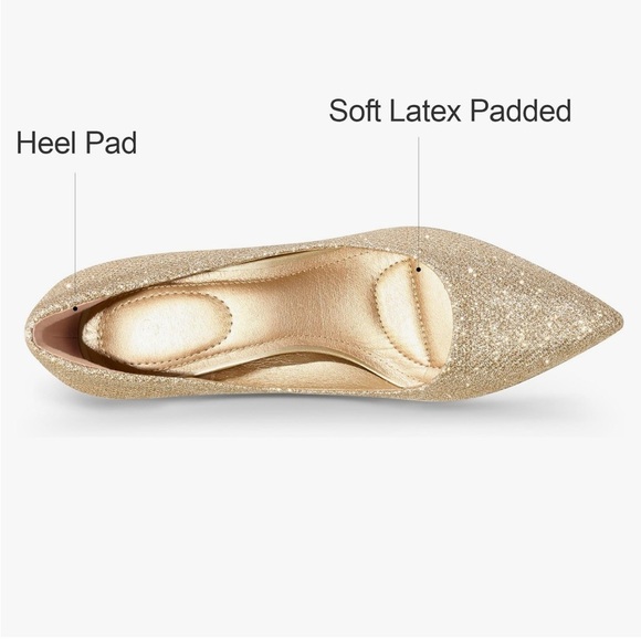 mysoft Women's Pumps 2 inch Kitten Heel Size 8 NWOT - Picture 2 of 11